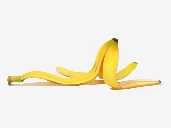 How much does one banana peel weigh - bananas