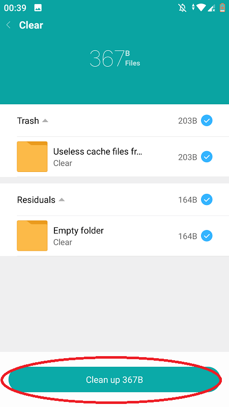 Clear Android Cache 3