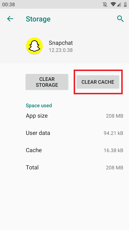 Clear Snapchat Data 5