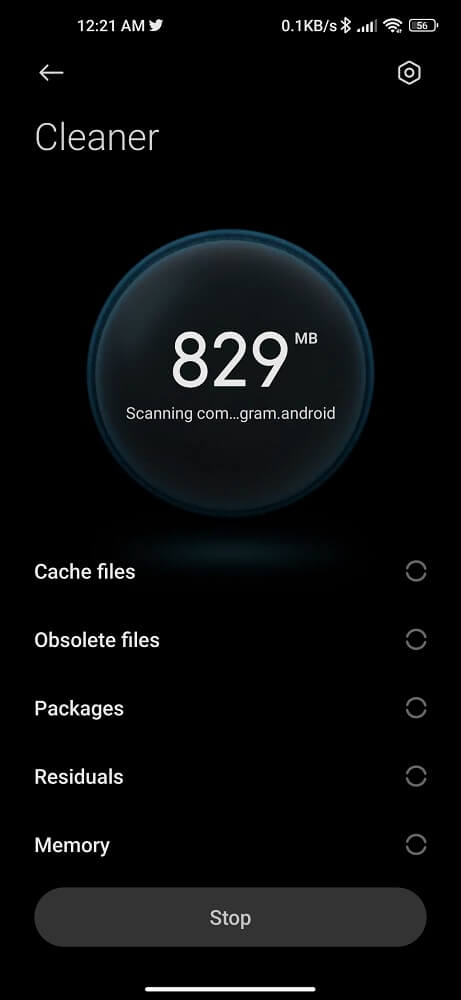 Clear Android cache and data