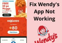 How to fix Wendy's App Not Working