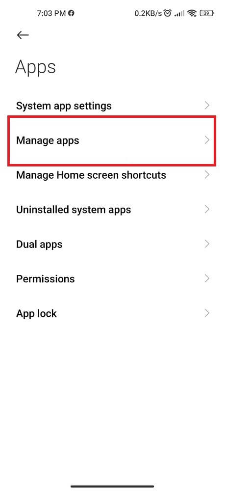 Manage Apps - 628464