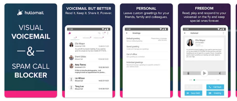 Hullomail voicemail and spam blocker
