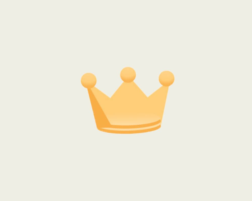 Yellow Crown Symbol
