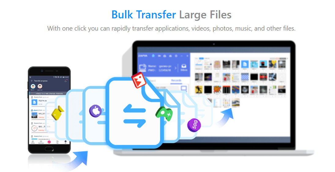 Передаваемые приложения. Transfer file.io.