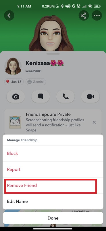 Remove unknow and fake friends