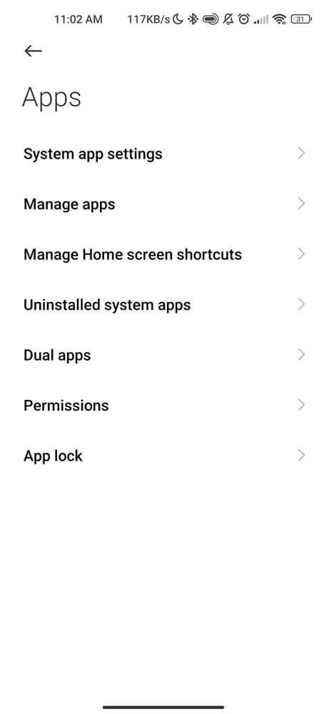 Manage Apps