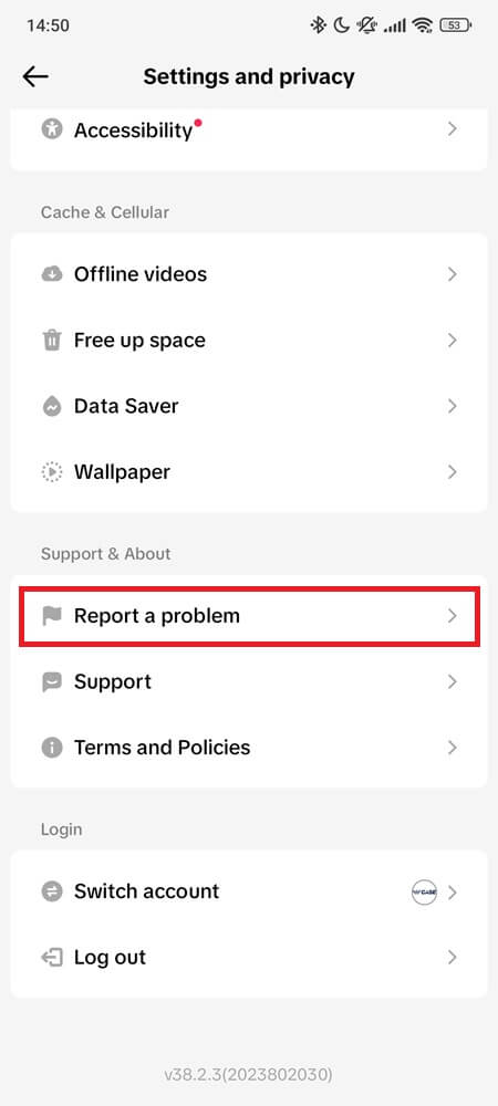 report problem to tiktok customer support (2)